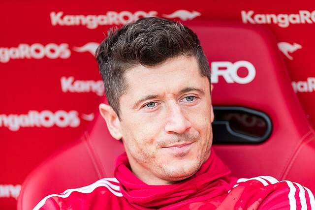 Robert Lewandowski Polski Napastnik piłki nożnej Reprezentacja PZPN 