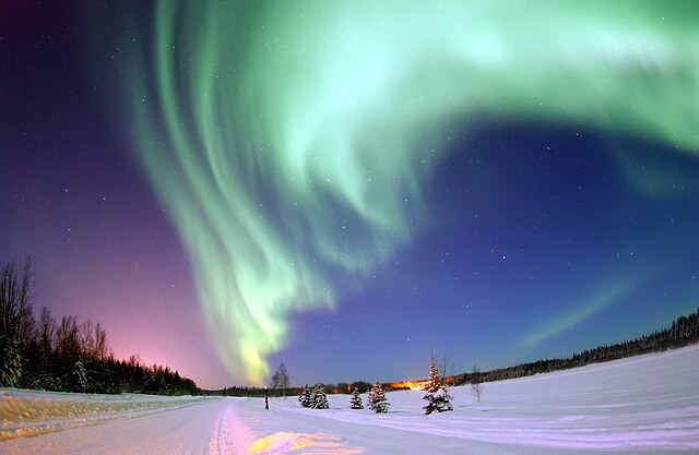 Aurora Borealis, Zorza polarna, Nowy Rok 2025, Spektakl na nieie, 